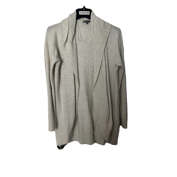 Gap Body Angora Blend  Light Gray Open Front Cardigan Size Medium  Cozy Lounge - Picture 2 of 7